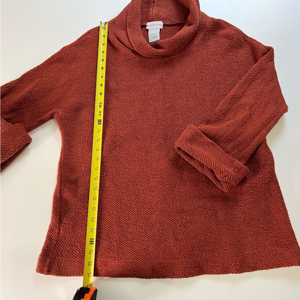 Soft Surroundings Rust Paramount Pullover Over Si… - image 5